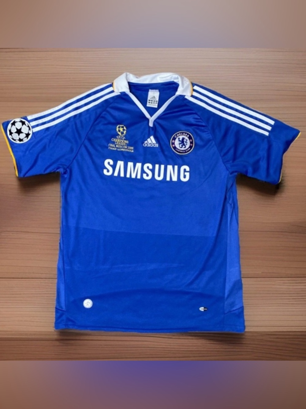 CHELSEA FC Mens 2007/2008 BALLACK #13 UEFA SOCCER FOOTBALL SHIRT JERSEY SIZE XL
